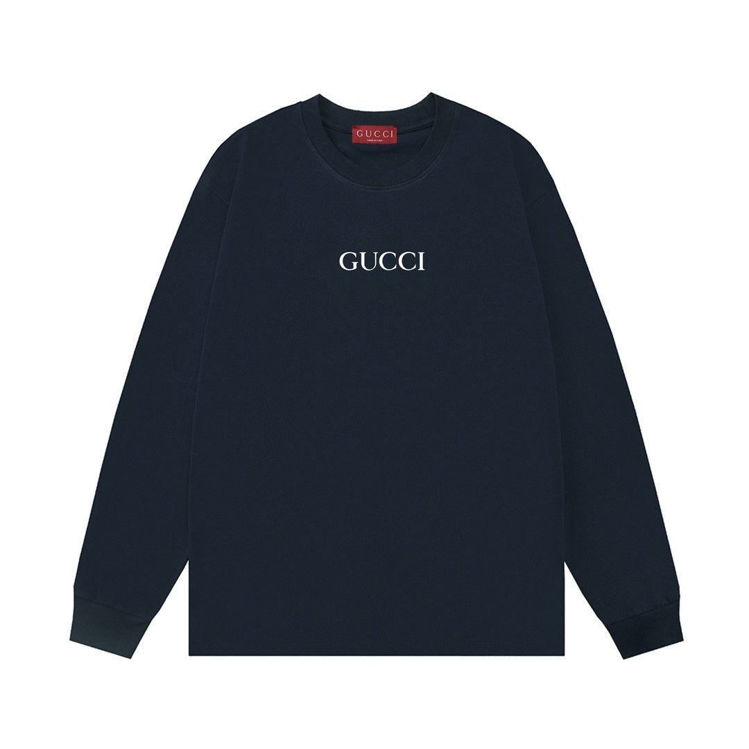 Gucci Unisex Long-Sleeve T-Shirt - Luxury Cotton Blend