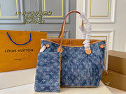 Louis Vuitton Denim Folding Shopping Bag - Versatile & Stylish