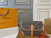 Louis Vuitton Denim Baguette Bag with Dual Shoulder Straps