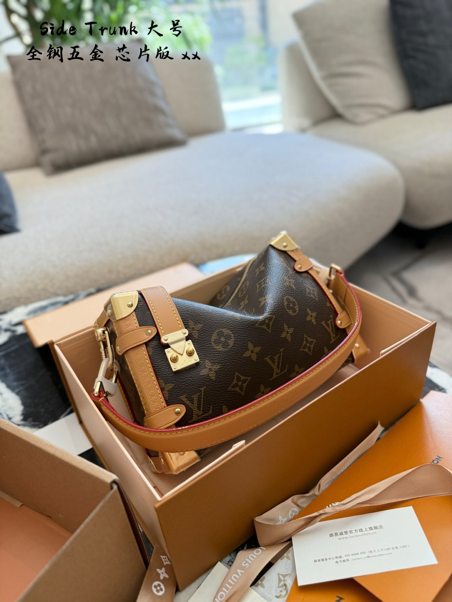 Louis Vuitton Cruise 2023 Small Side Trunk Suitcase Bag