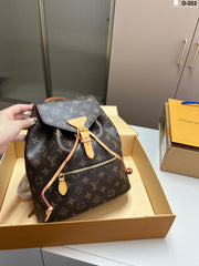 Stylish LV Chip Version Backpack - Large Capacity