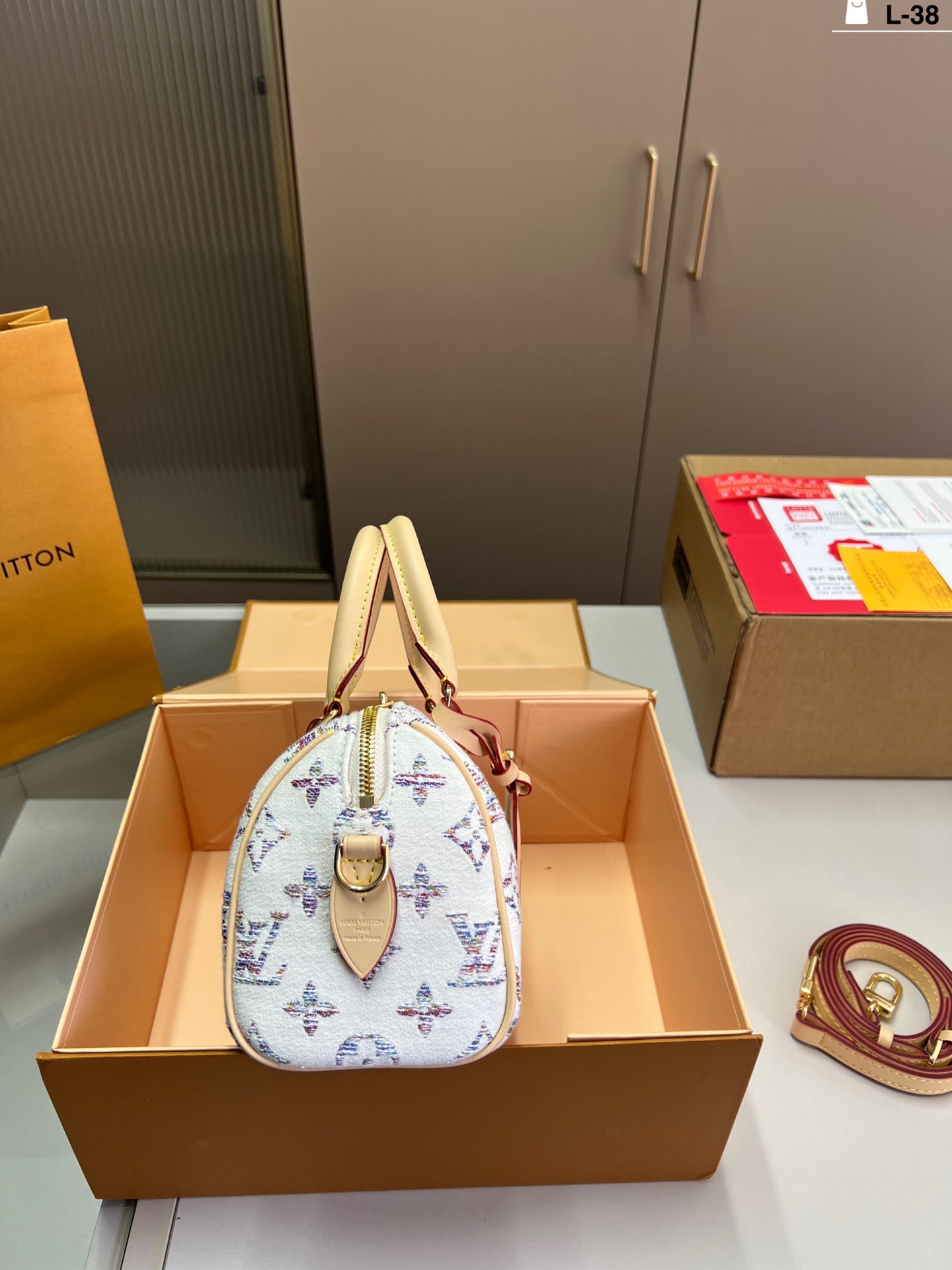 LV Speedy Nautical Pillow Bag