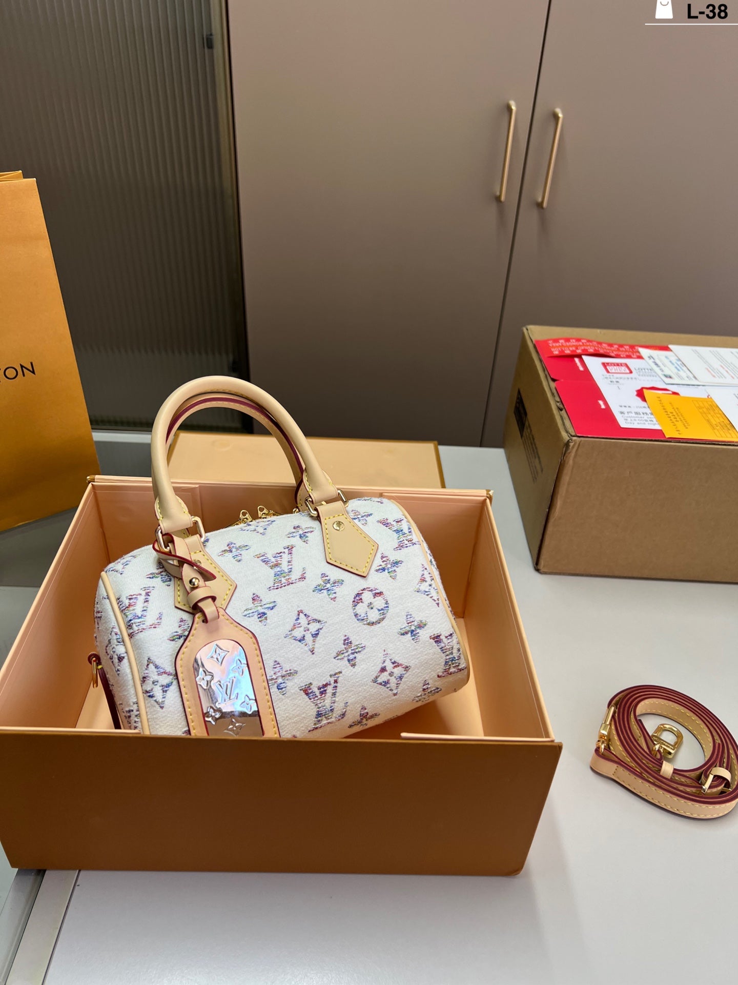 LV Speedy Nautical Pillow Bag
