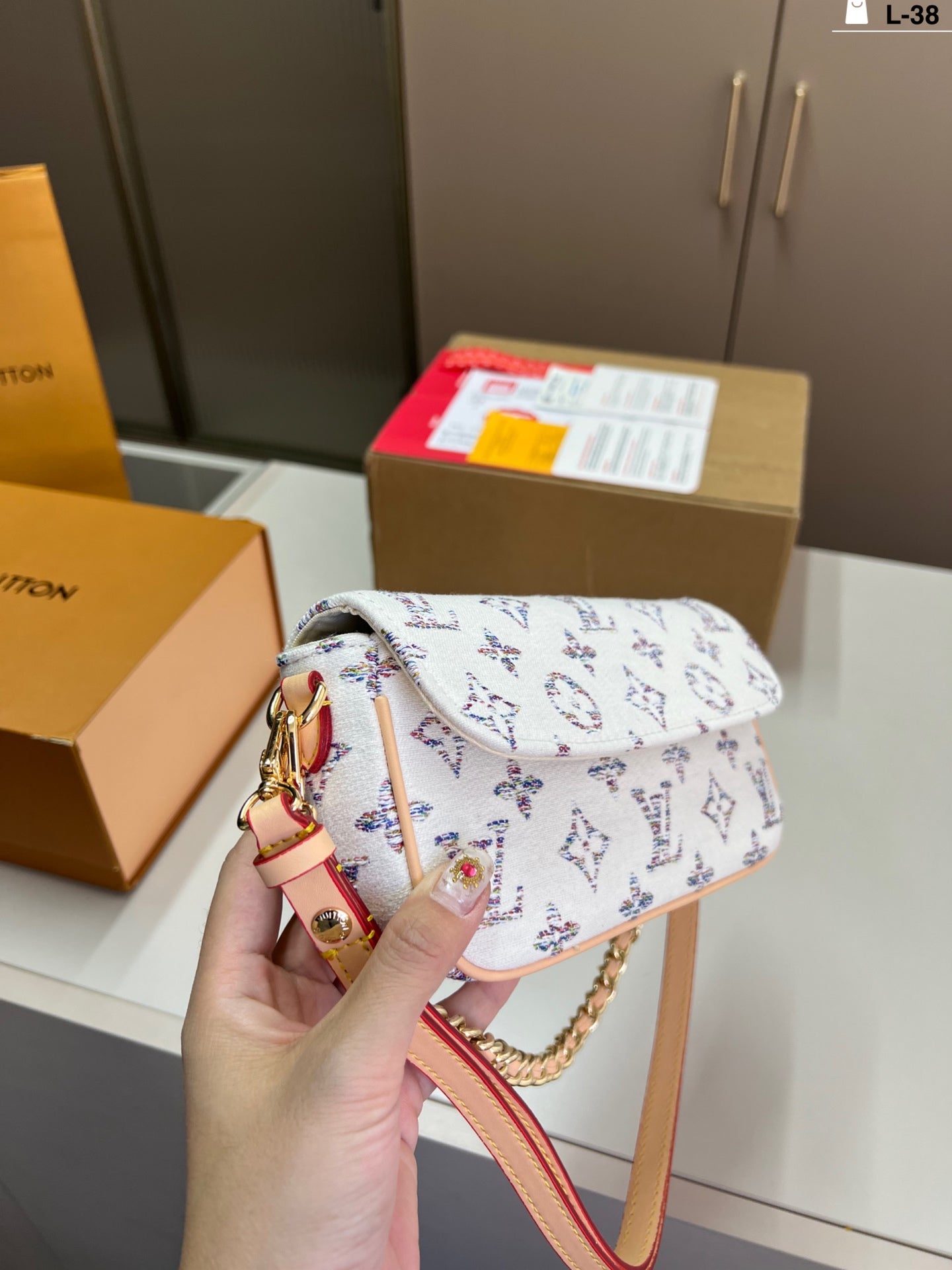 Elegant Nautical Series Mahjong Bag - LV Ivy