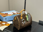 Unisex LV Keepall New Pillow Bag with Folding Box and Airplane Case â€“ 30cm