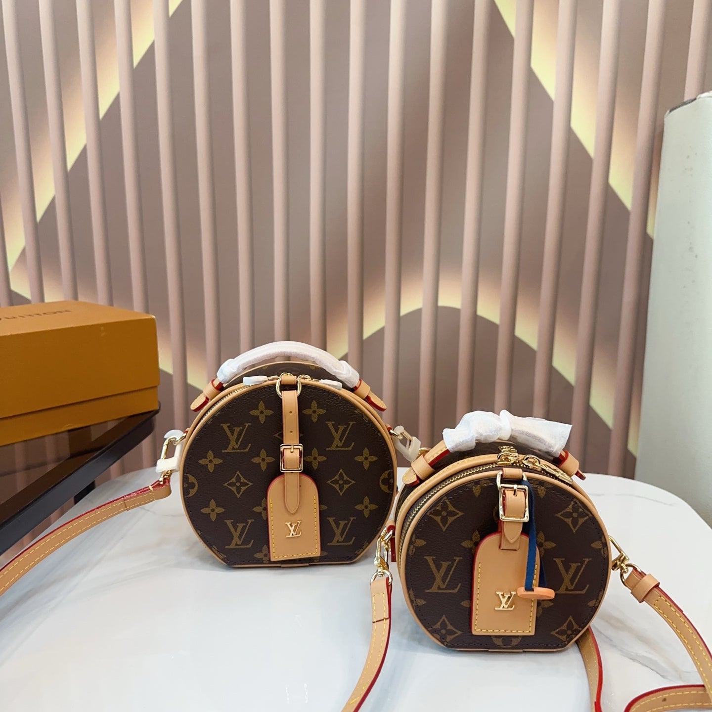 Airplane Folding Gift Box - Round Cake Bun Packaging (Chip Version)