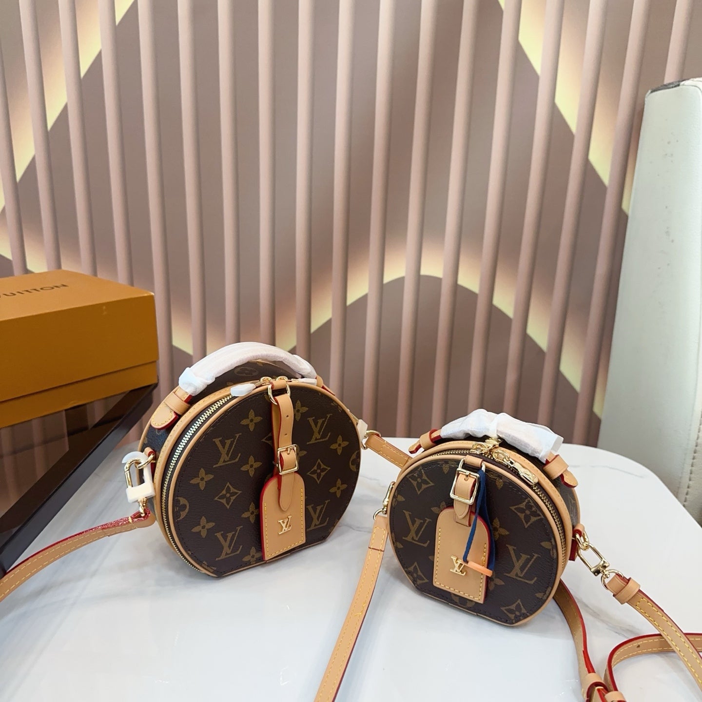 Airplane Folding Gift Box - Round Cake Bun Packaging (Chip Version)