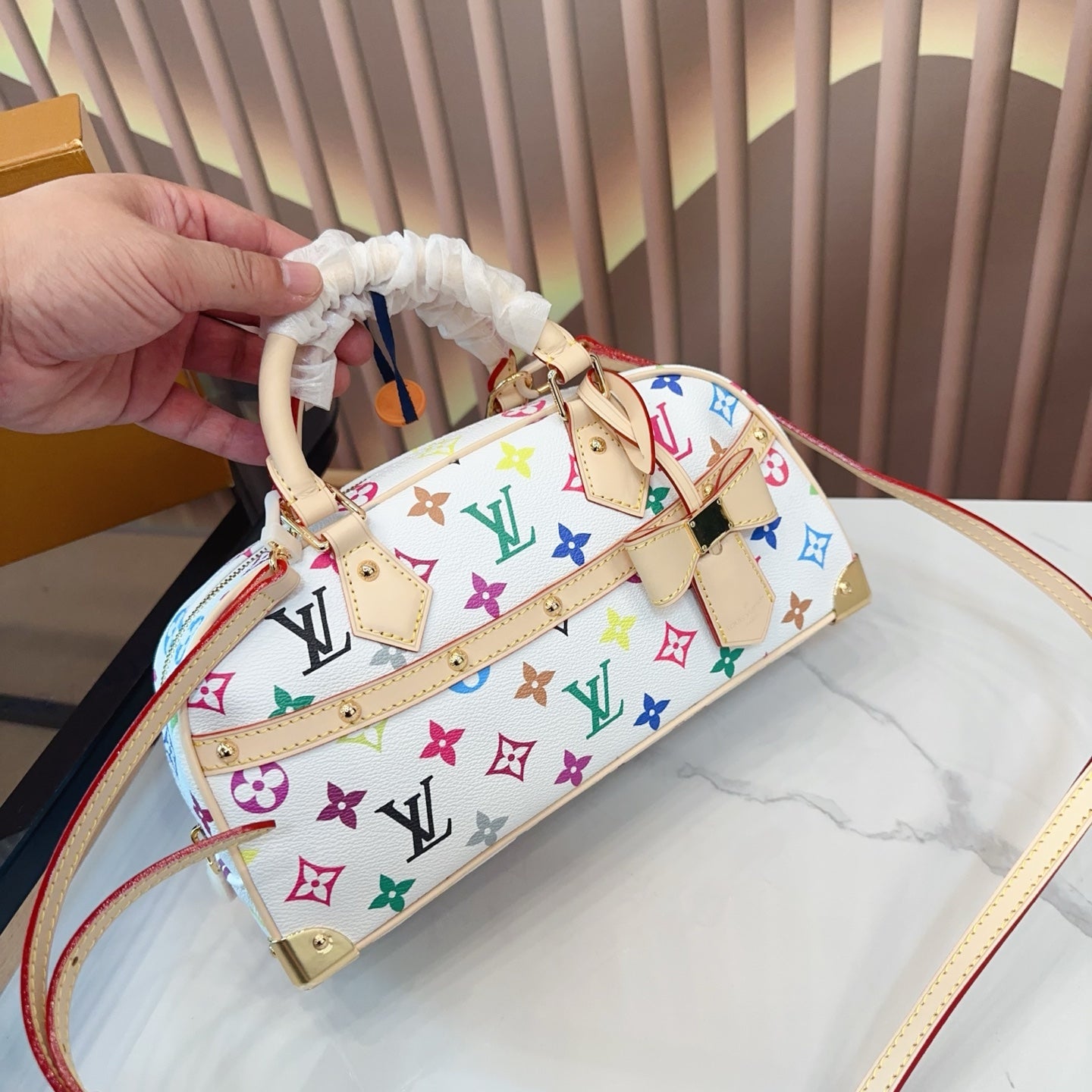 Louis Vuitton Murakami Co-Branded East West Handbag - Folding Gift Box Edition