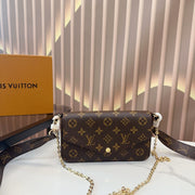 LV Rosy Chain Bag with Folding Gift Box - Stylish & Versatile