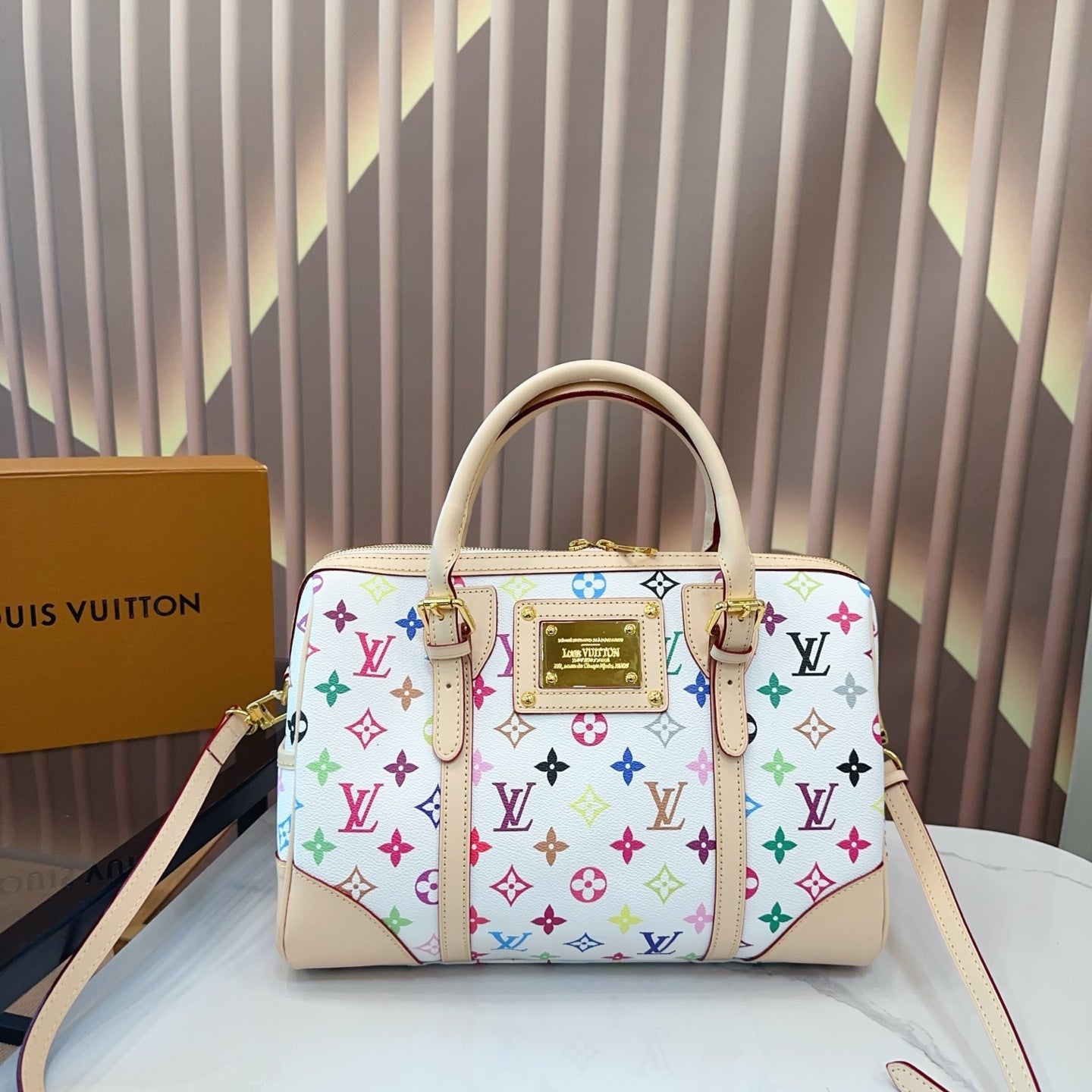 LV SPEEDY Classic Model - Stylish Folding Box & Airplane Case