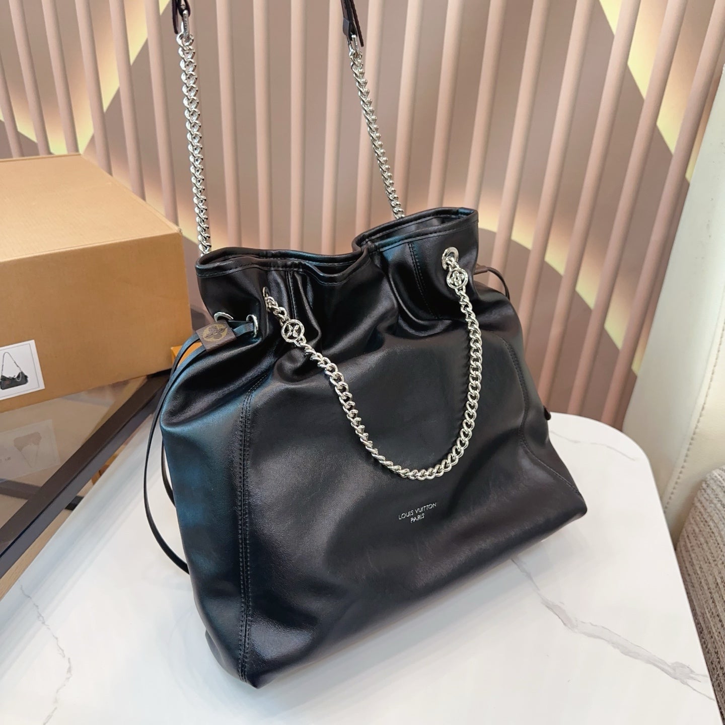 LV OFF DUTY VIBE Black Warrior Shoulder Bag