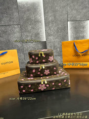 LV Takashi Murakami Sakura Cosmetic Bag - Monogram Canvas Travel Case