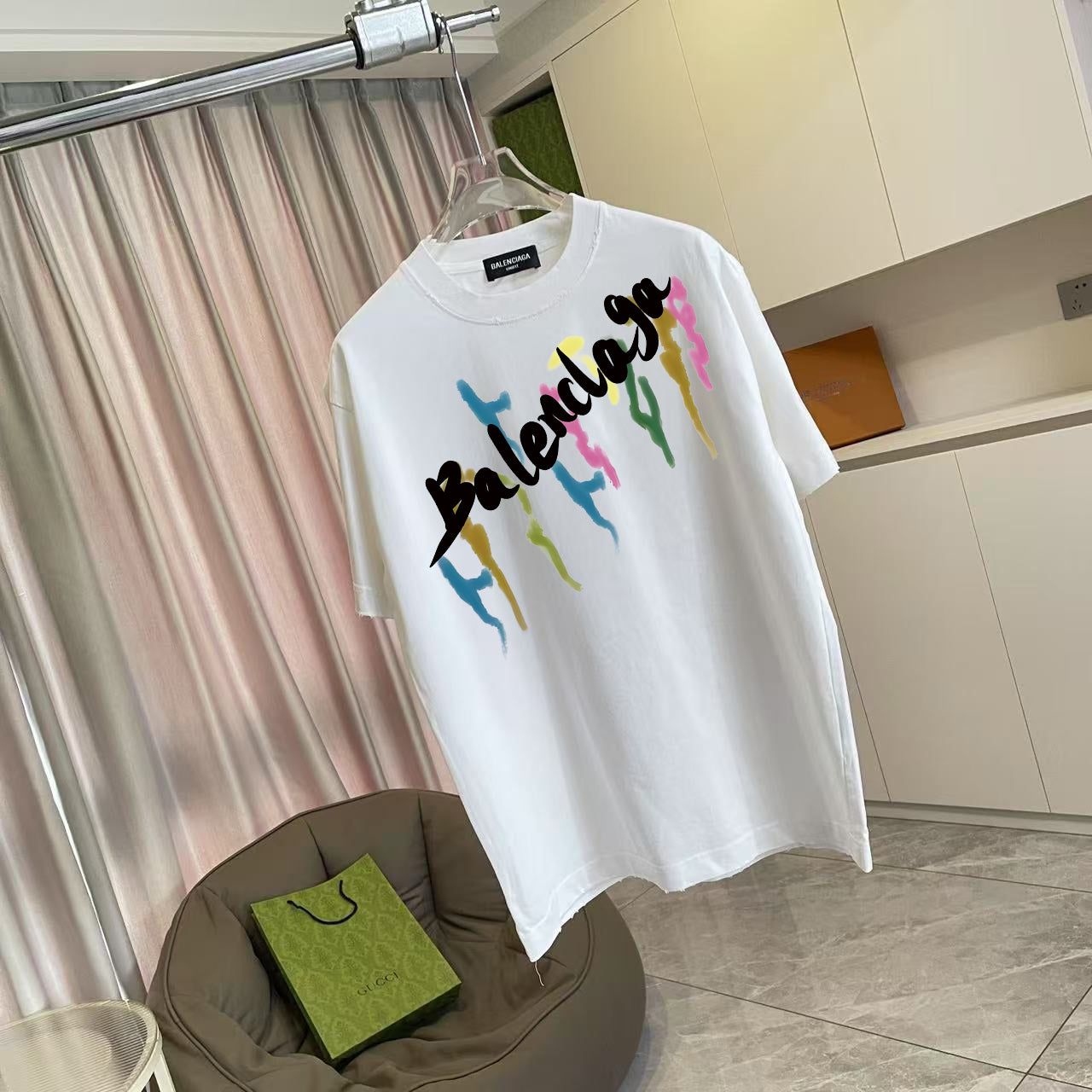 BALENCI*GA Unisex Customized Letter Logo T-Shirt - Fall/Winter 2025