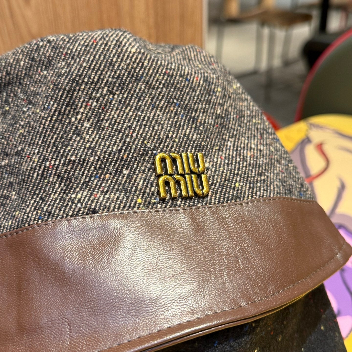 Miu Miu Women's Sheepskin Fisherman Hat - Autumn & Winter Basin Hat