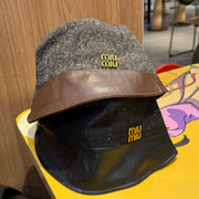 Miu Miu Women's Sheepskin Fisherman Hat - Autumn & Winter Basin Hat