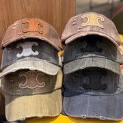 Retro Arc de Triomphe Wide-Brimmed Baseball Cap