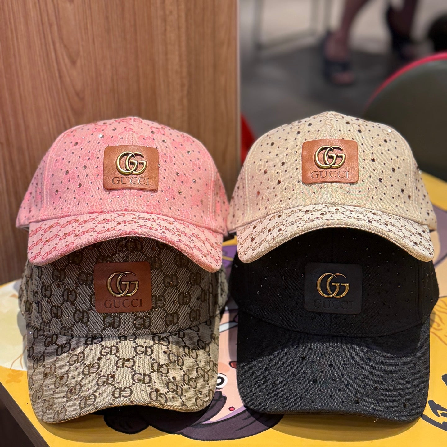 Gucci Diamond Industrial Baseball Cap
