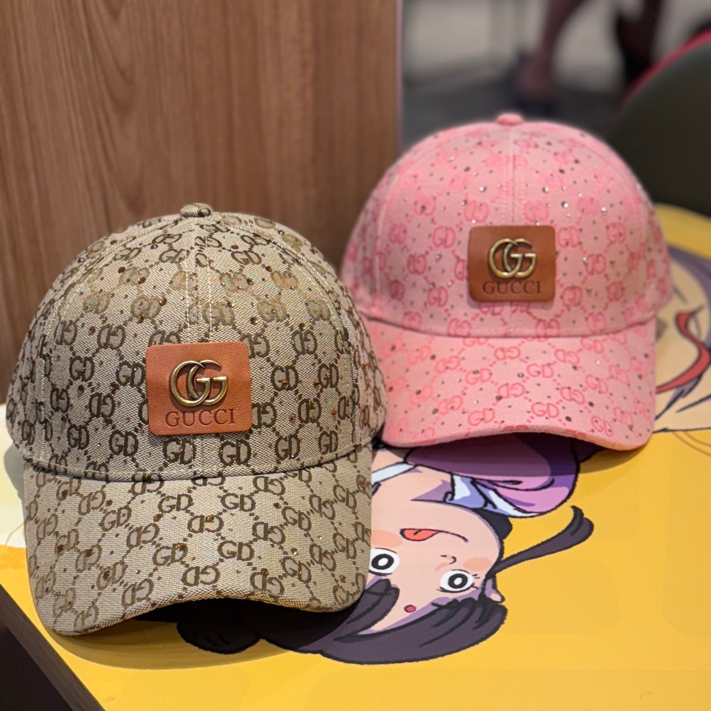 Gucci Diamond Industrial Baseball Cap