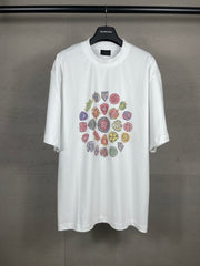Balenciaga Paris SS25 Printed Short-Sleeve T-Shirt - Unisex