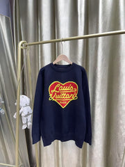 LOUIS VUITTON Love Jacquard Knitted Wool Blend Sweater