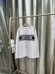 Dior Intarsia Knitted Crew Neck Sweater - Unisex Luxury Fashion