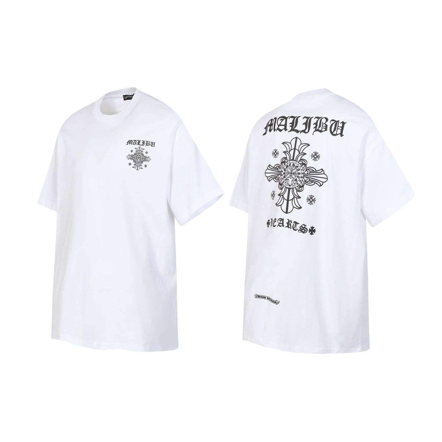 Premium Chrome Hearts Cross Letter Short-Sleeved T-Shirt