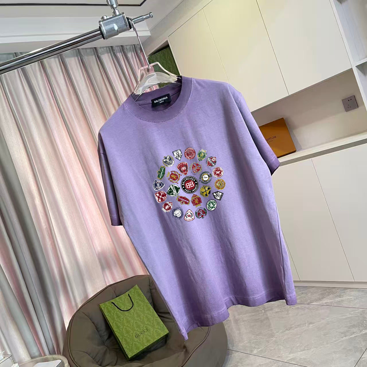 BALENCIAGA 2025 Autumn/Winter Distressed T-Shirt for Men and Women