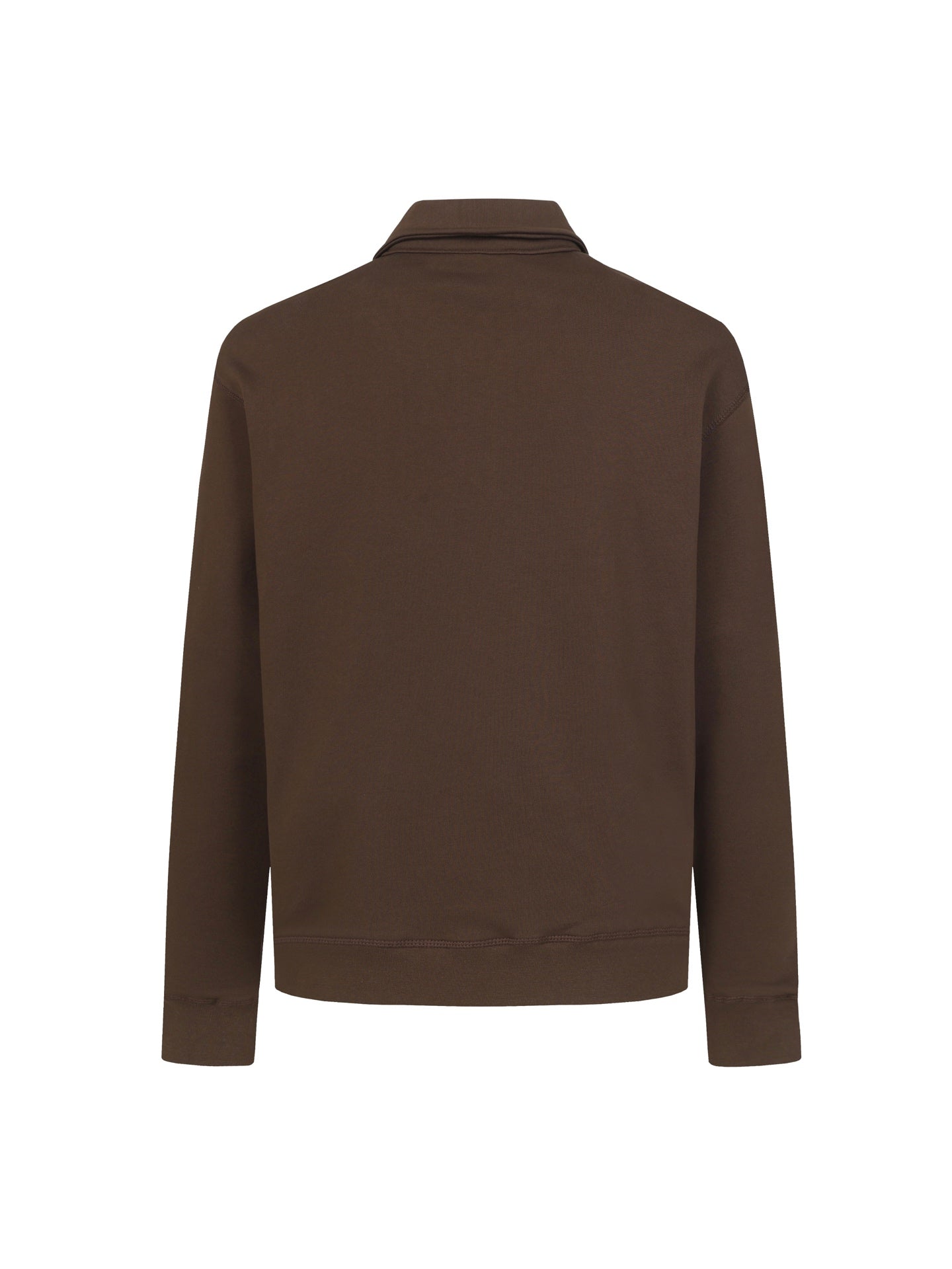 PRADA Logo Embroidered Cotton Half-Zip Sweatshirt