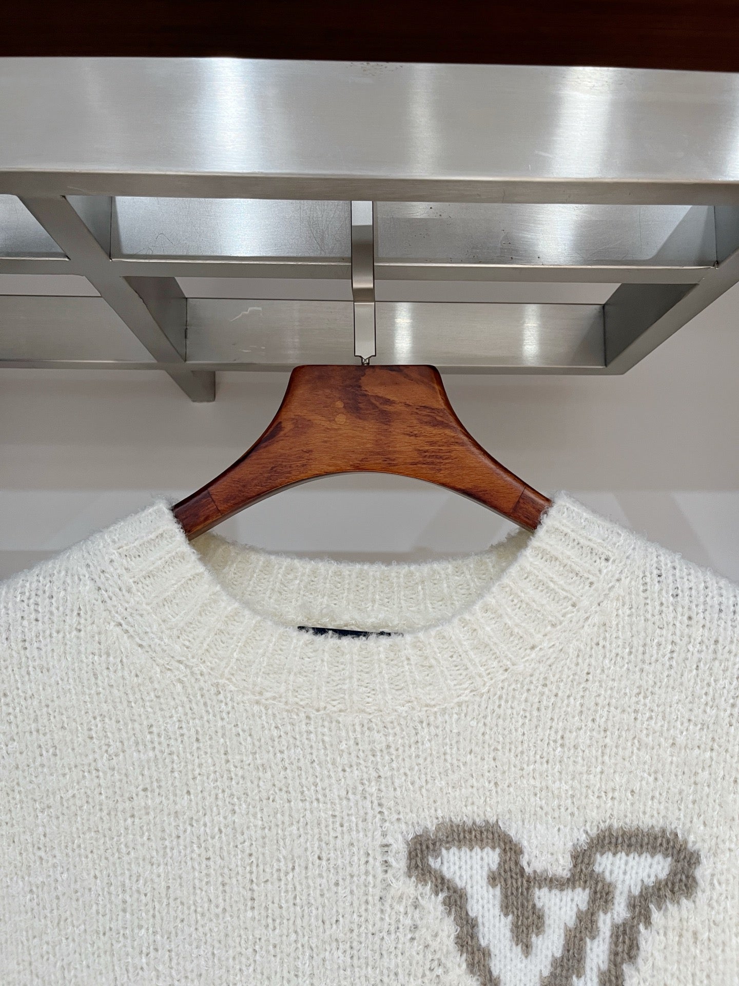 Intarsia Jacquard Pullover Sweater - Unisex Crewneck