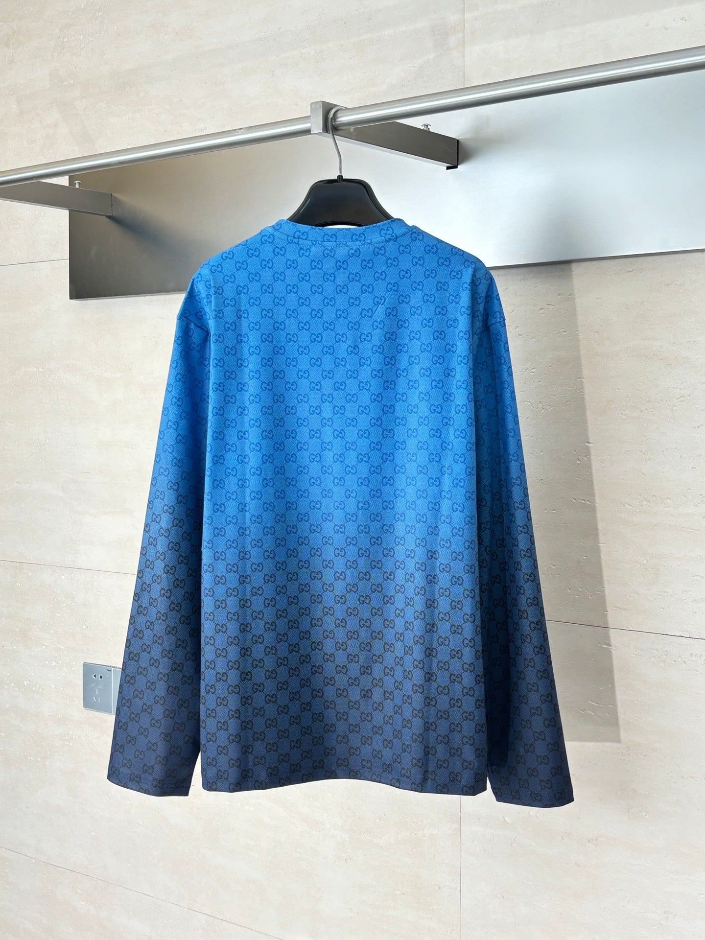 Gucci Gradient Jersey Cotton T-Shirt - Long Sleeve