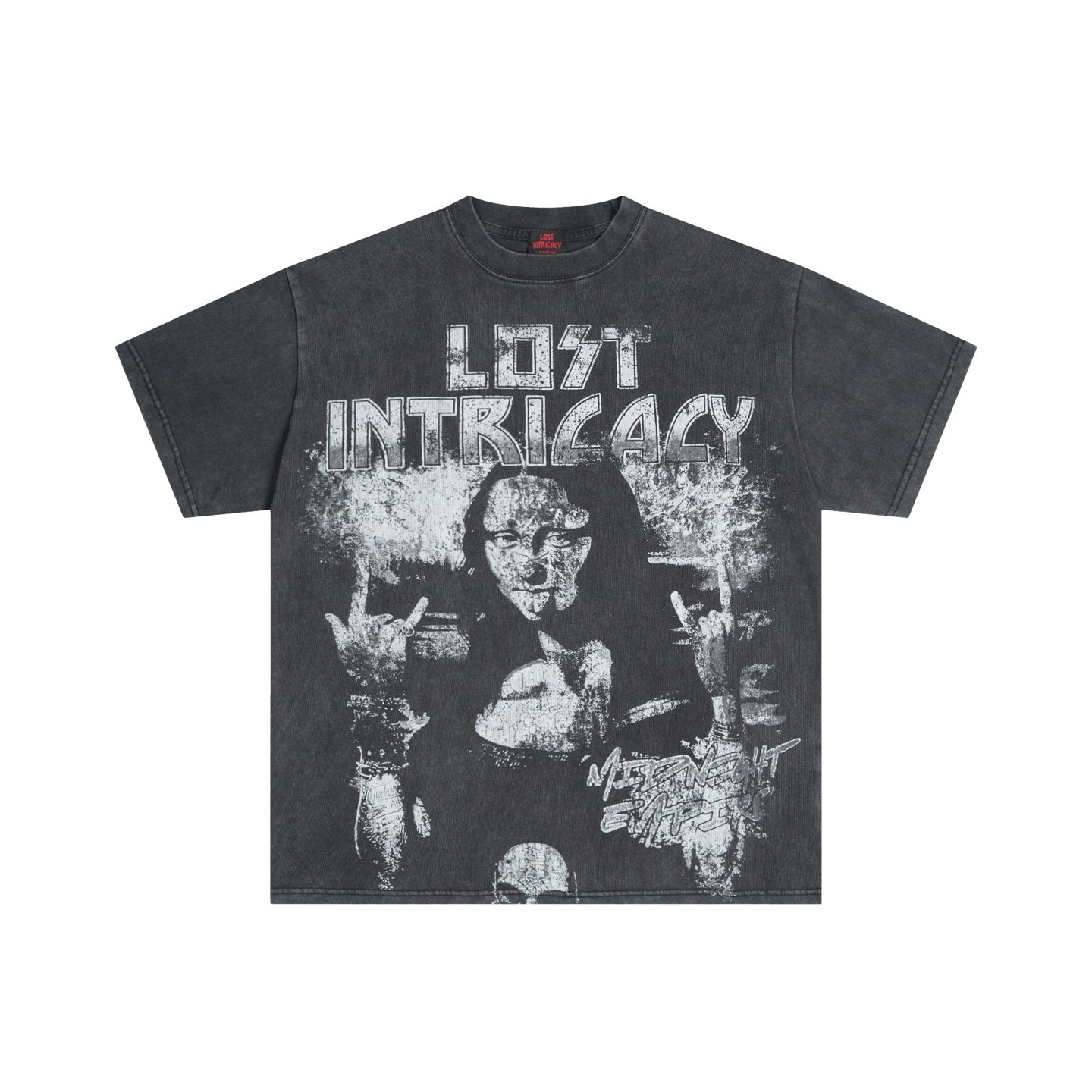 High-Quality Black Washed Cotton Lisa T-Shirt - European & American Fashion