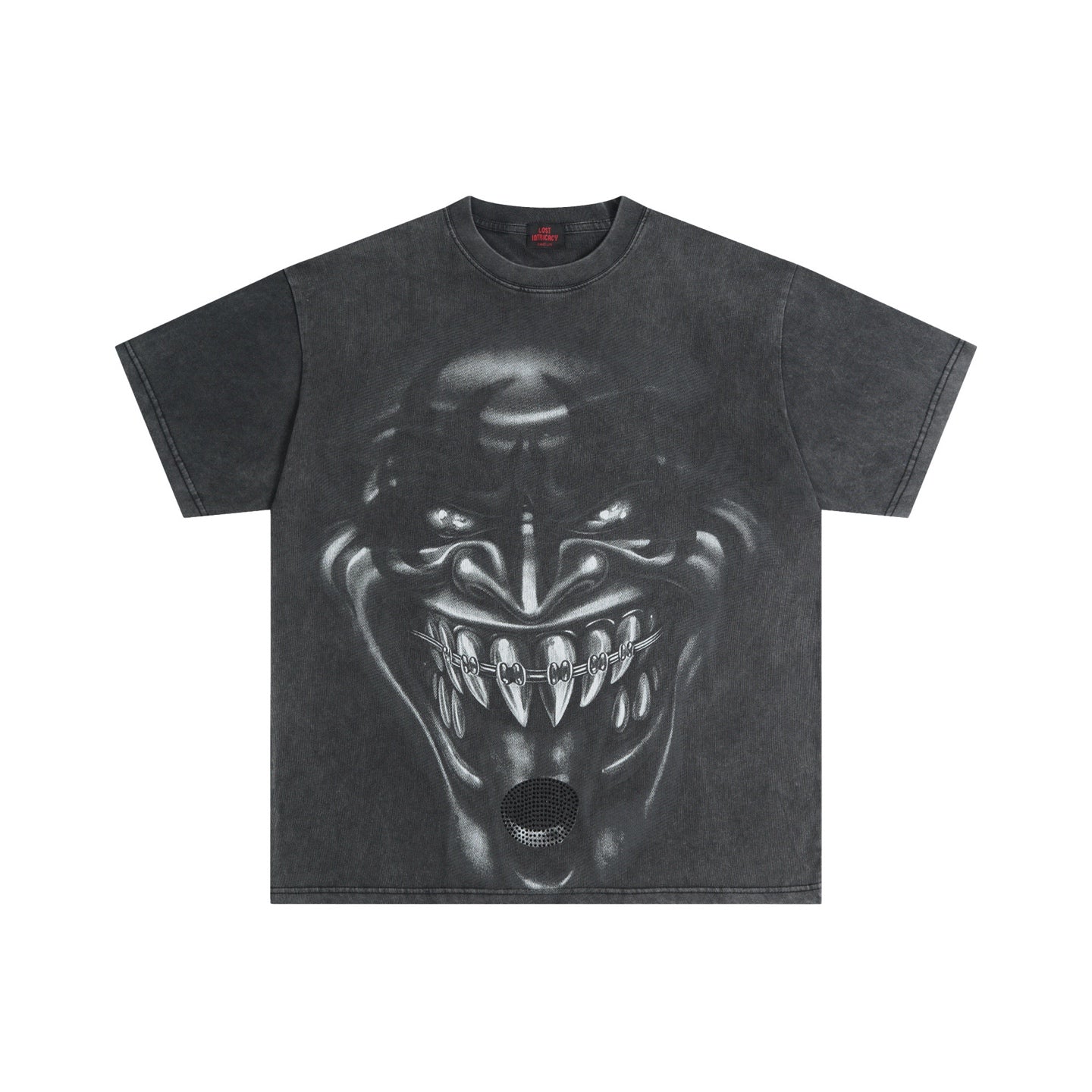 Twisted Signal T-Shirt - Distressed Black Short-Sleeve Tee