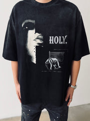 Limited Edition "HOLY PRAY FOR ME" Heavyweight Cotton Tee