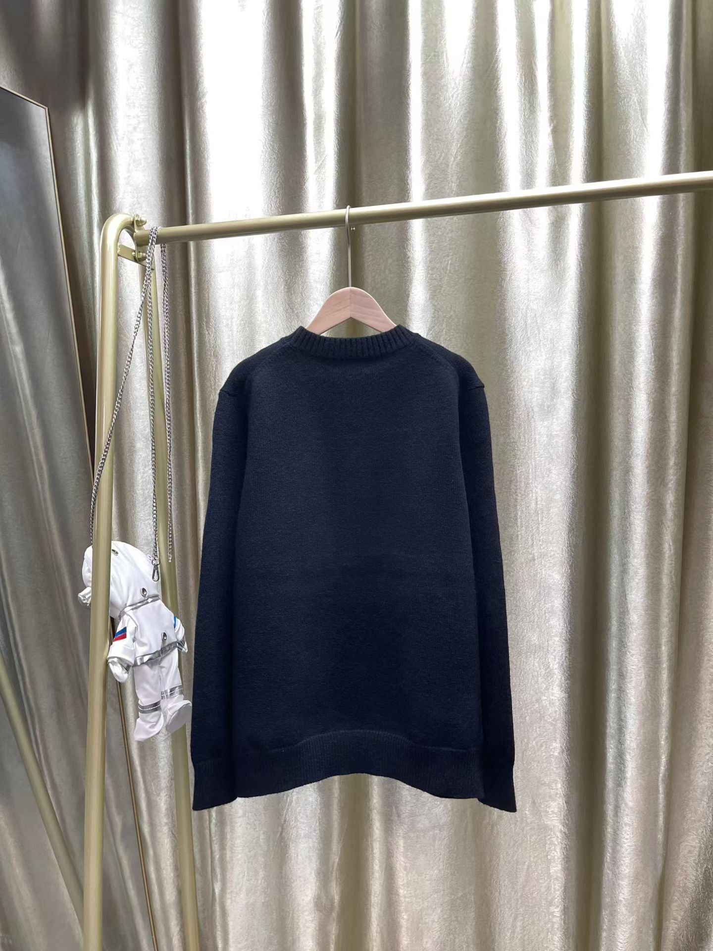 MIU MIU Jacquard Round Neck Sweater - Premium Quality Autumn Wear