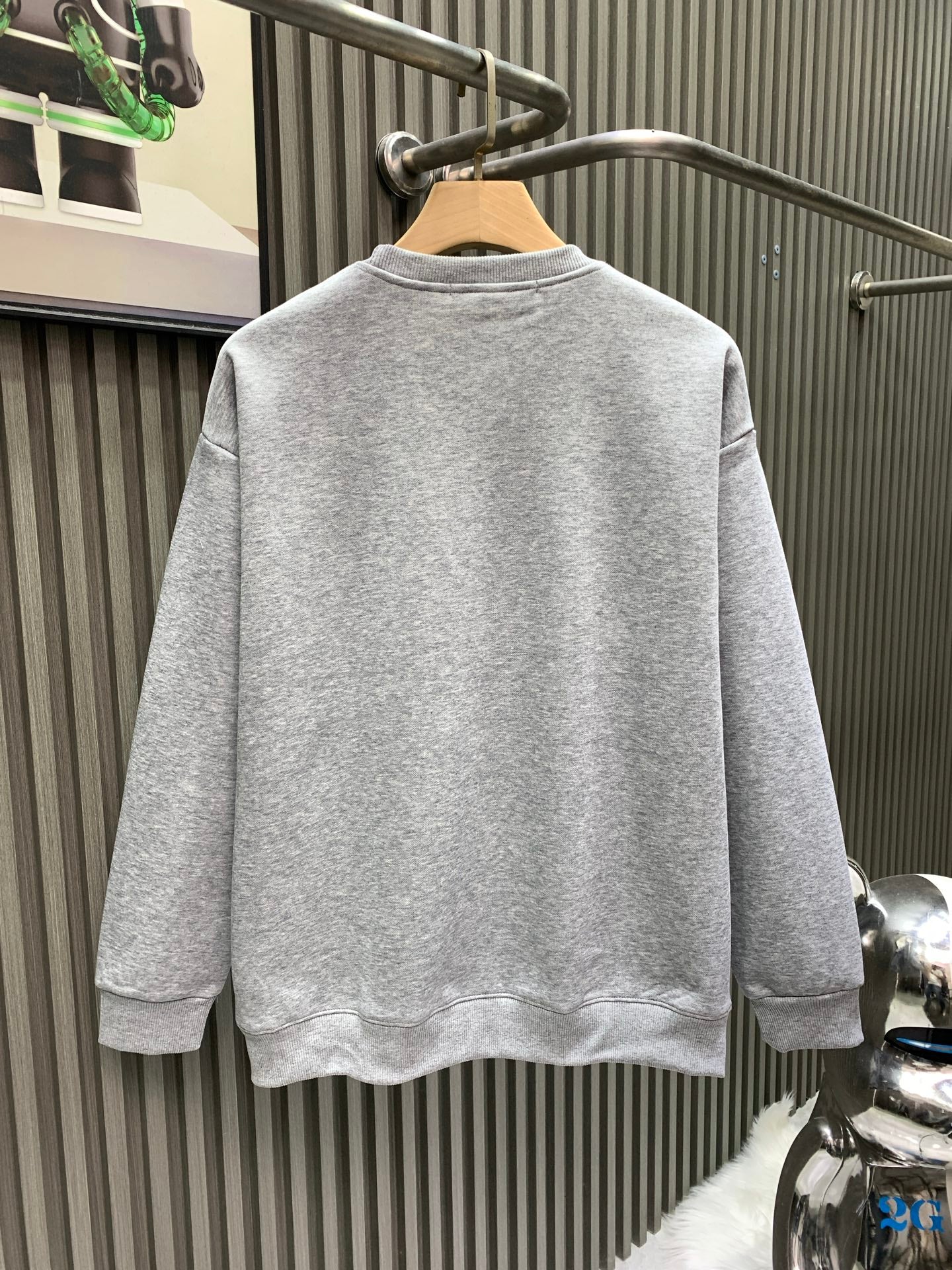 Louis Vuitton Unisex Printed Cotton Pullover Sweatshirt