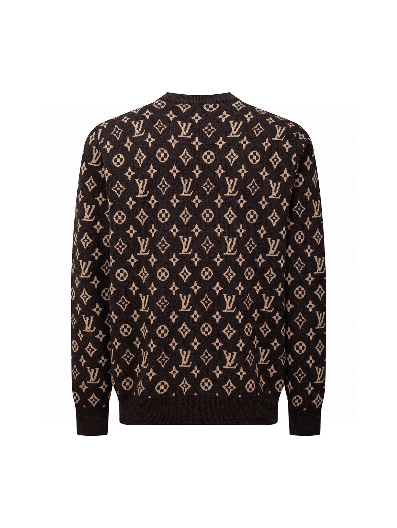 Louis Vuitton Classic Wool Four-Leaf Clover Jacquard Sweater