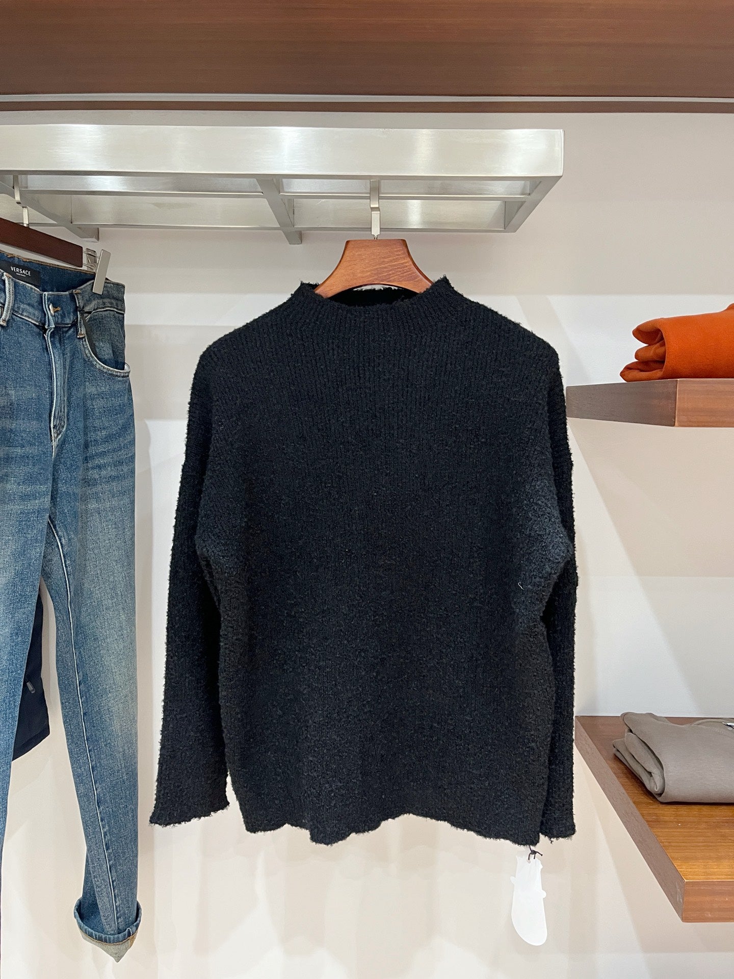 Chrome Hearts Cross Knitted Wool Pullover - Unisex Round Neck Sweater