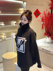 Classic Half-Zip Turtleneck Sweater for Winter