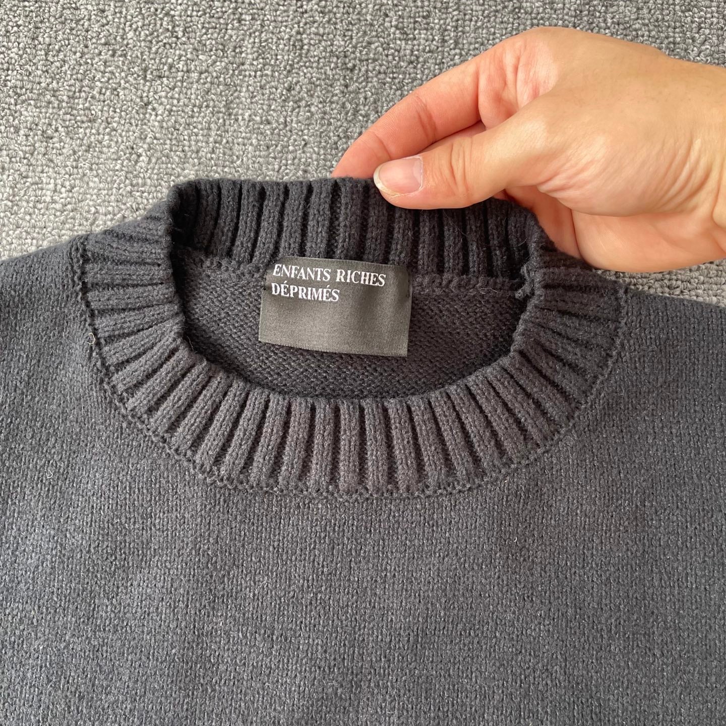 ERD Melancholy Crew Neck Sweater | Heavyweight Wool-Acrylic Blend