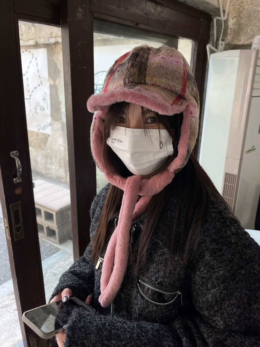 Warm Woolen Lei Feng Hat for Autumn & Winter - Plush Ear Protection