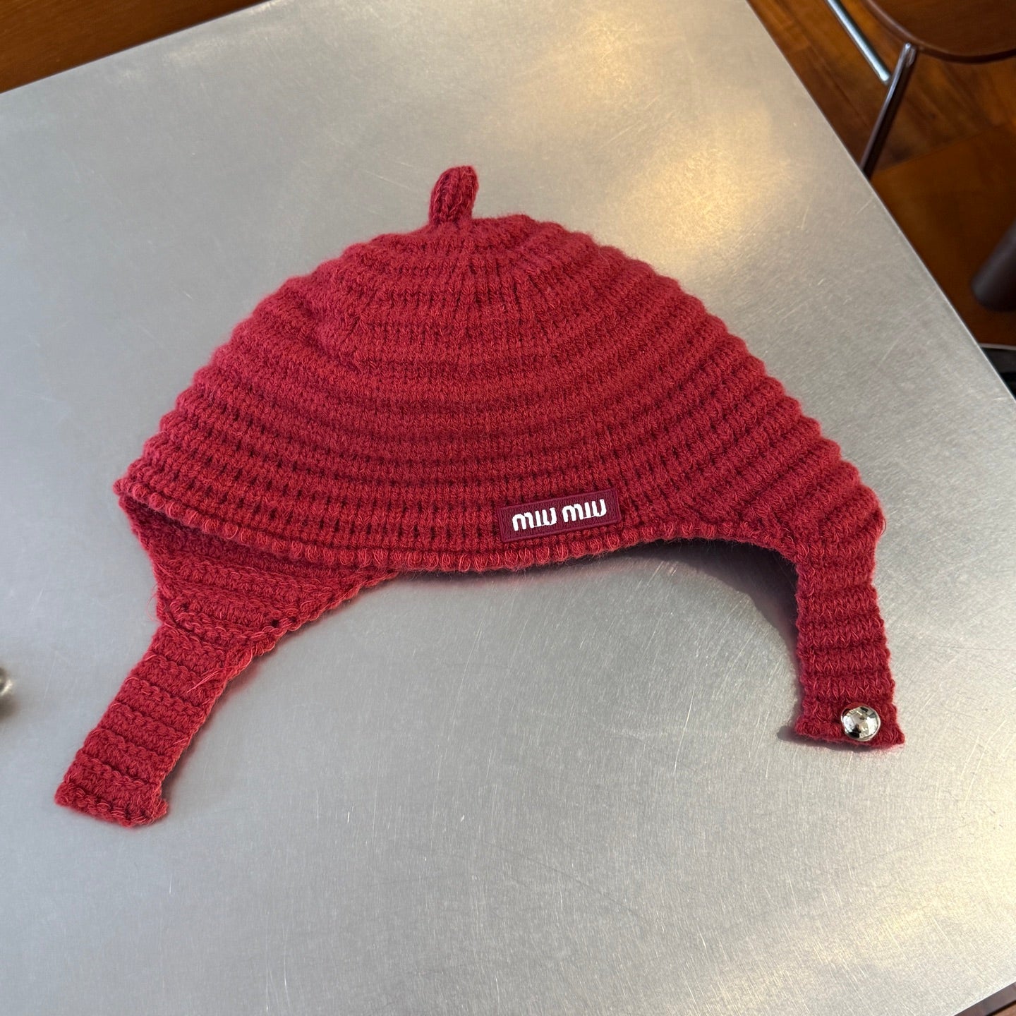 Miu Miu Wool Knitted Hat - Autumn & Winter Baotou Style