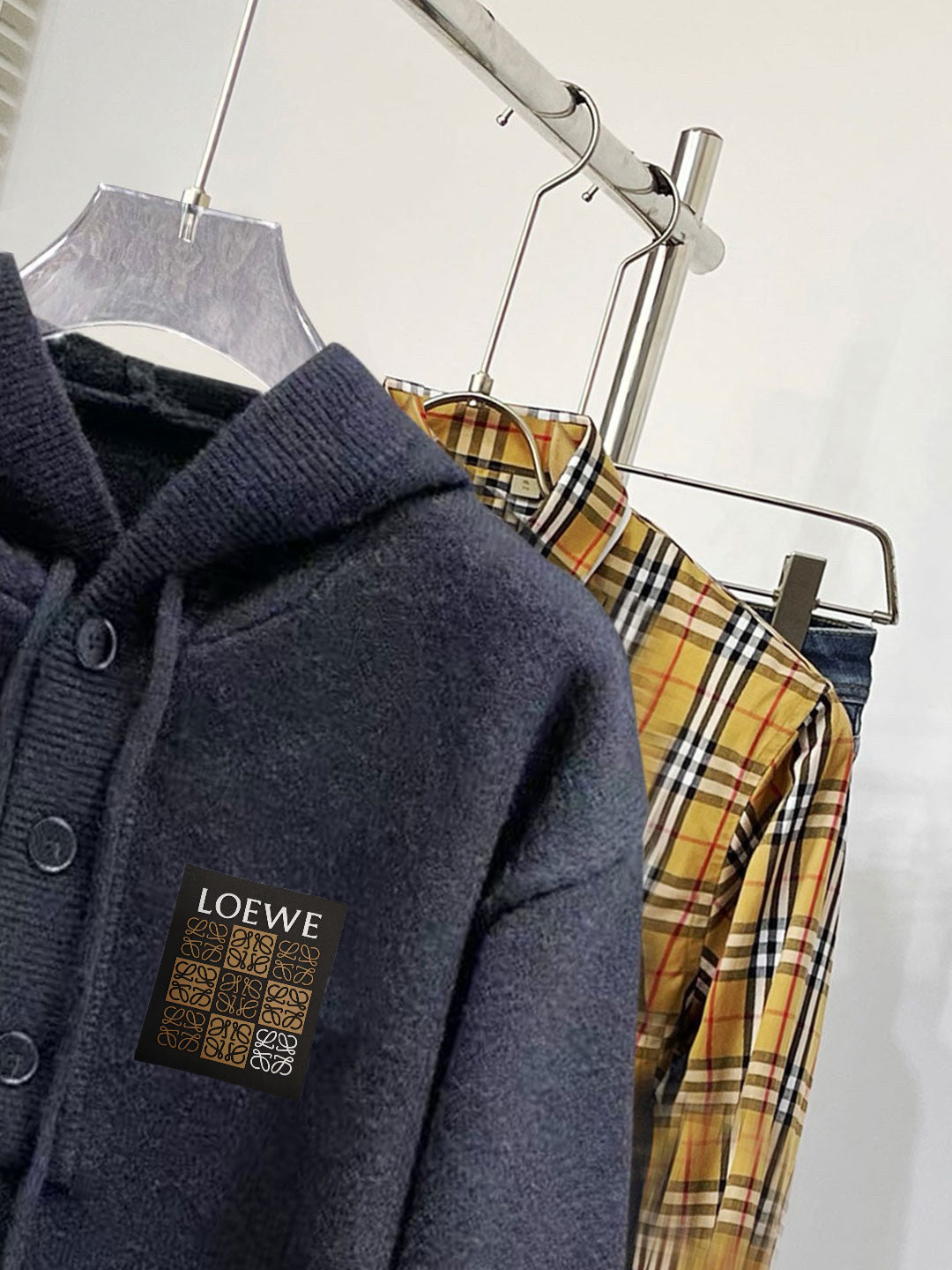 Unisex Thickened Knitted Wool Hoodie Jacket with Custom Logo