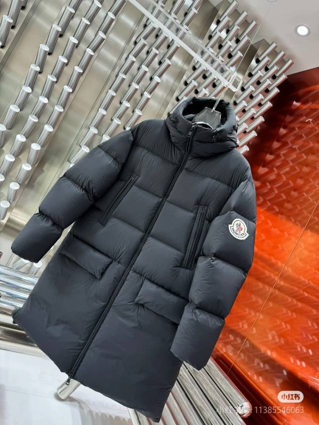 Moncler Bosona Long Black Label Coat