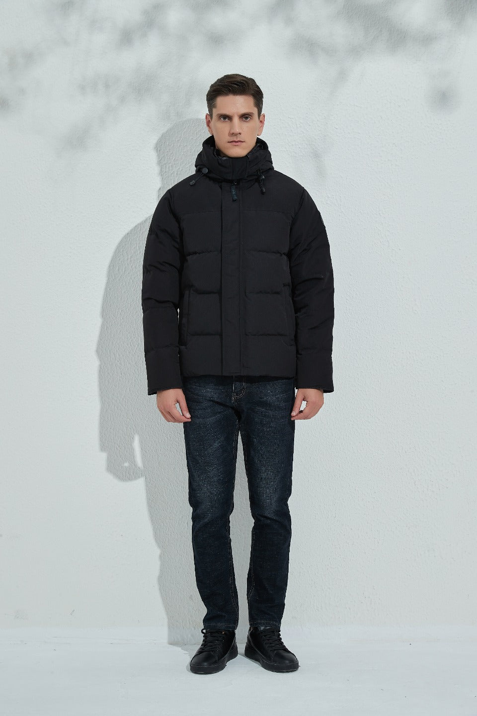 Premium Canada Goose-Style Down Jacket with Detachable Fur Collar