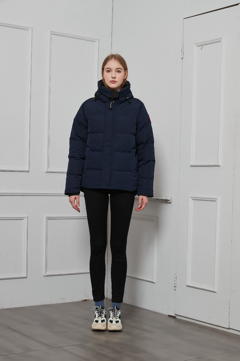 Canada Goose Premium Cold-Resistant Down Jacket with Detachable Fur Collar