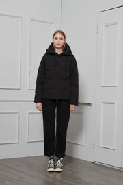 Canada Goose Inspired Cold-Resistant Down Jacket with Detachable Fur Collar