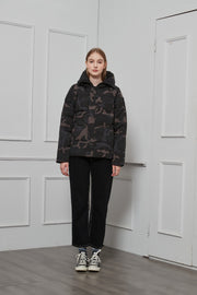 Unisex Canada Goose Style Cold-Resistant Down Jacket with Detachable Fur Collar