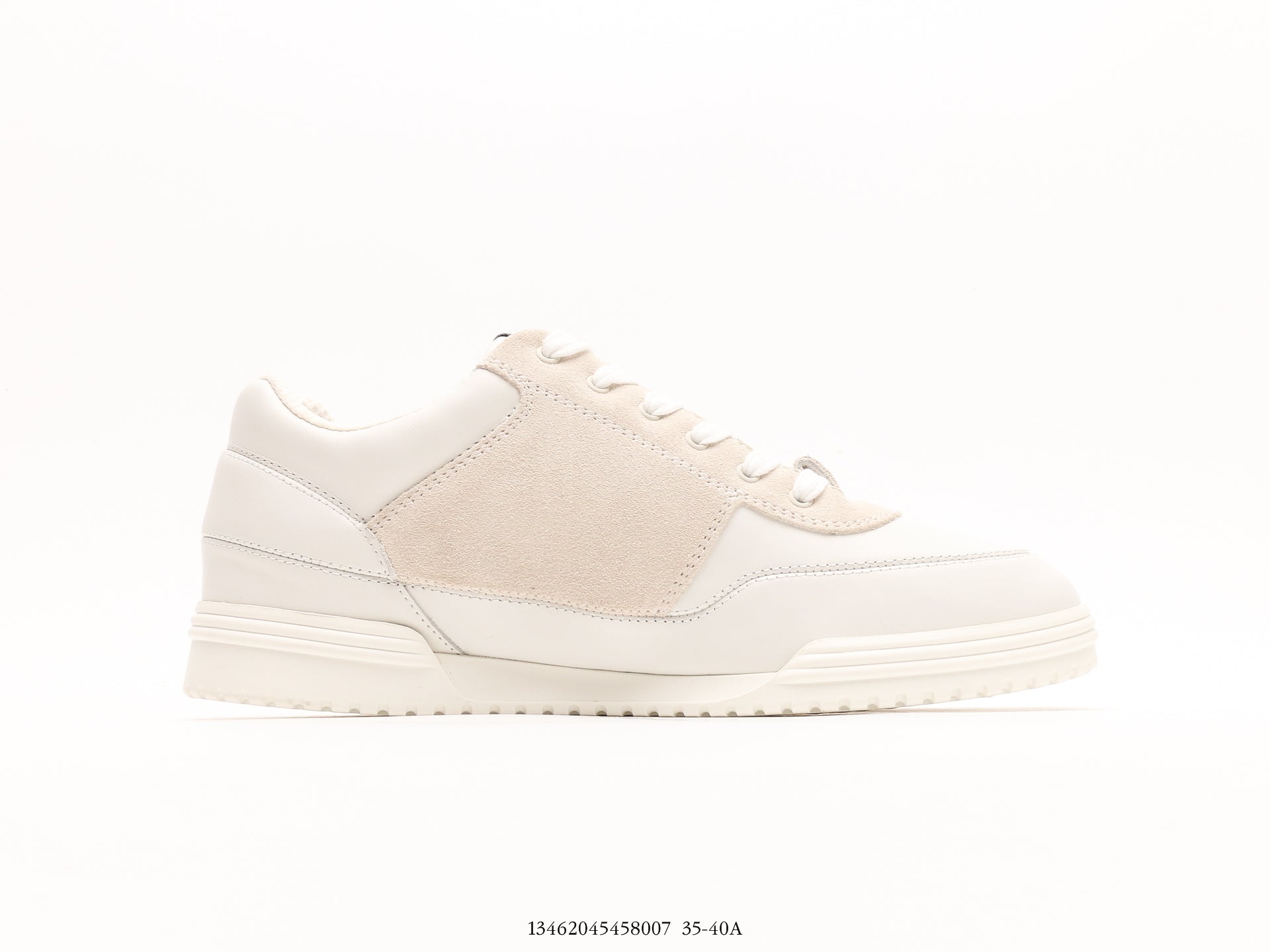 Chanel 2024 Spring/Summer Suede and Calfskin Spliced White Shoes