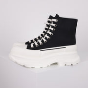 Alexander McQueen Platform Canvas Shoes - 9-Color Options