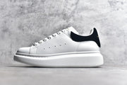 Alexander McQueen Men's White Calfskin Sneakers with Anti-Counterfeit Technology